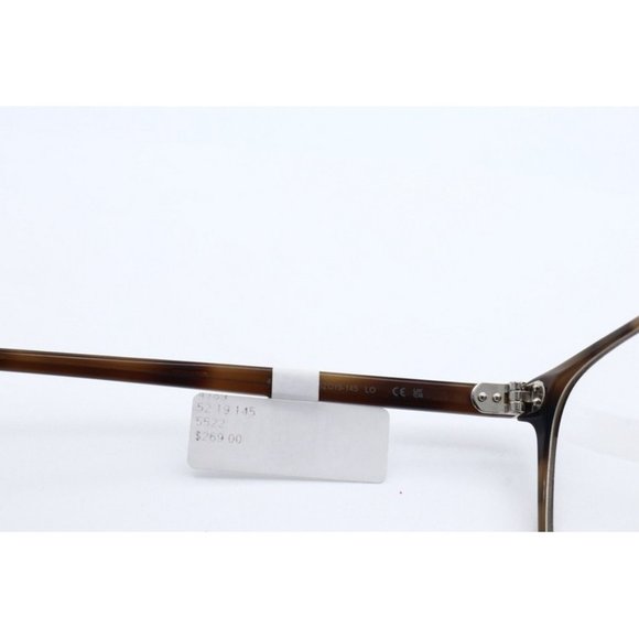 New Pro-Design Denmark 4789 5522 Havana Square Eyeglasses Clear Lenses 52mm - Picture 7 of 7